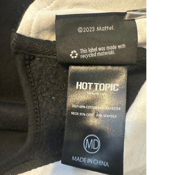 Hot Topic x Monster High Squad Collared Women’s Sweatshirt Medium Sold Out Black - Picture 6 of 9